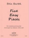 5つの易しい小品　(木管四重奏)【Five Easy Pieces】