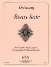 美しき夕暮れ　(ダブルリード四重奏)【Beau Soir】