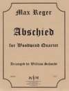 別れ　(木管四重奏)【Abschied】