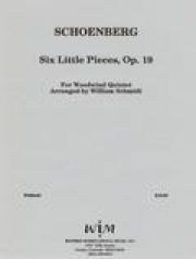 6つの小品・Op.19 　(木管五重奏)【Six Little Pieces Op 19】