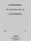 6つの小品・Op.19 　(木管五重奏)【Six Little Pieces Op 19】