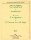 アンダンティーノ・Op.133・No.2  (ジェイムズ・フック)  (サックス三重奏)【Andantino Op. 133, No. 2】