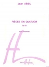 四重奏の為の小品・Op.35  (サックス四重奏)【Pièces en quatuor Op.35】
