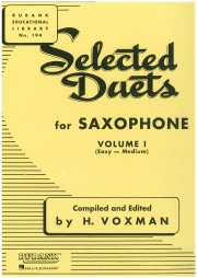 サクソフォーンの為のデュエット集・Vol.1（初級編）  (サックス二重奏)【Selected Duets for Saxophone・Vol.1】