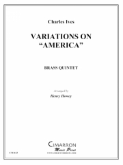 アメリカ変奏曲 (チャールズ・アイヴズ)  (金管五重奏)【Variations on America】