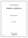4つのカンツォーナ  (ジョヴァンニ・ガブリエーリ) (金管五重奏)【Four Canzonas】