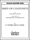 カンツォネッタの組曲  (サラモーネ・ロッシ)   (トロンボーン三重奏）【Suite of Canzonets】