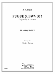 フーガ(originally in C min) (金管五重奏)【Fugue (originally in C min)】