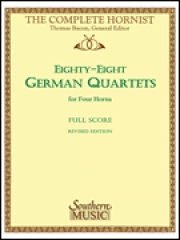 ドイツのホルン・デュエット88曲集（スコアのみ） 　(ホルン二重奏)【88 German Quartets】