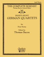 ドイツのホルン・デュエット88曲集（2nd Horn パート） 　(ホルン二重奏)【88 German Quartets】