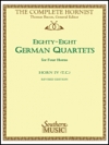 ドイツのホルン・デュエット88曲集（4th Horn パート） 　(ホルン二重奏)【88 German Quartets】