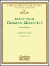 ドイツのホルン・デュエット88曲集（4th Horn パート） 　(ホルン二重奏)【88 German Quartets】