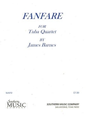 ファンファーレ（ジェームズ・バーンズ） (ユーフォニアム&テューバ四重奏）【Fanfare】