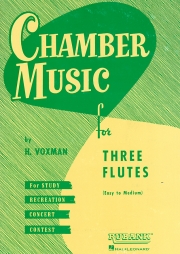 3本のフルートの為の室内楽曲集 (フルート三重奏)【Chamber Music for Three Flutes】