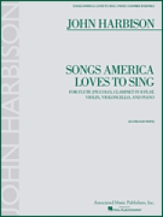 アメリカ・ソング集　（ミックス四重奏+ピアノ)【Songs America Loves to Sing】
