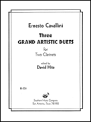 3つの芸術的なデュエット　(エルネスト・カヴァッリーニ)   (クラリネット二重奏）【Three Grand Artistic Duets】