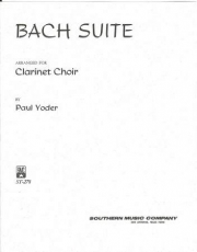 バッハ組曲（バッハ）  (クラリネット八重奏）【Bach Suite】