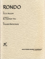 ロンド「ディベルティメント・No.3」より（モーツァルト）  (クラリネット三重奏）【Rondo (from Divertimento No. 3)】