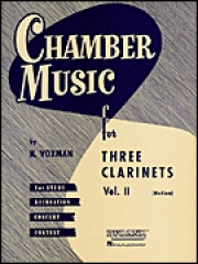 3本のクラリネットの為の室内楽集・Vol.2  (クラリネット三重奏）【Chamber Music for Three Clarinets, Vol. 2 (Medium)】