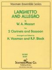 ラルゲットとアレグロ（モーツァルト）(木管三重奏)【Larghetto and Allegro】
