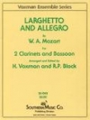 ラルゲットとアレグロ（モーツァルト）(木管三重奏)【Larghetto and Allegro】