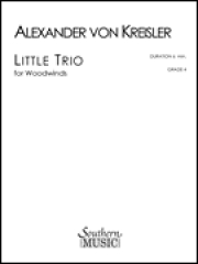 リトル・トリオ  (アレキサンダー・フォン・クライスラー)　(オーボエ三重奏)【Little Trio】