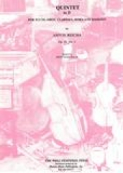 五重奏・ニ長調・Op. 91/3（パート譜のみ）　(木管五重奏)【Quintet in D Major Op. 91/3】