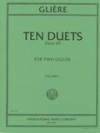 10のデュエット・Op.53・Vo.1（レインゴリト・グリエール）　(バスーン二重奏)【Ten Duets, Opus 53: Volume I】