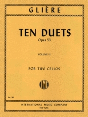 10のデュエット・Op.53・Vo.2（レインゴリト・グリエール）　(バスーン二重奏)【Ten Duets, Opus 53: Volume II】