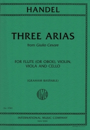 3つのアリア「ジュリアス・シーザー」より　（フルート+弦楽三重奏)【Three Arias from Giulio Cesare】
