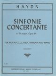 協奏交響曲・変ロ長調・Op.84 (フランツ・ヨーゼフ・ハイドン)（木管二重奏+弦楽二重奏+ピアノ)【Sinfonie Concertante in B flat major, Opus 84】