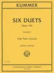 6つのデュエット・Op.156・Vo.1（フリードリヒ・アウグスト・クンマー）　(バスーン二重奏)【Six Duets, Opus 156 - Volume I】