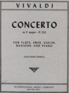 協奏曲・ヘ長調・RV 99 (アントニオ・ヴィヴァルディ)（ミックス四重奏+ピアノ)【Concerto in F major, RV 99】