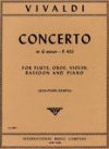 協奏曲・ト短調・RV 105 (アントニオ・ヴィヴァルディ)　（ミックス四重奏+ピアノ)【Concerto in G minor, RV 105】