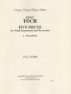 5つの小品・Op.83・No.5（パート譜のみ）　(木管六重奏+打楽器)【Five Pieces for Winds and Percussion, Op. 83; No. 5】