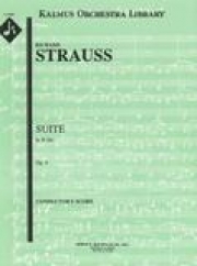 組曲・変ロ長調・Op.4（スコアのみ）　(木管十三重奏)【Suite in B-flat, Op. 4】