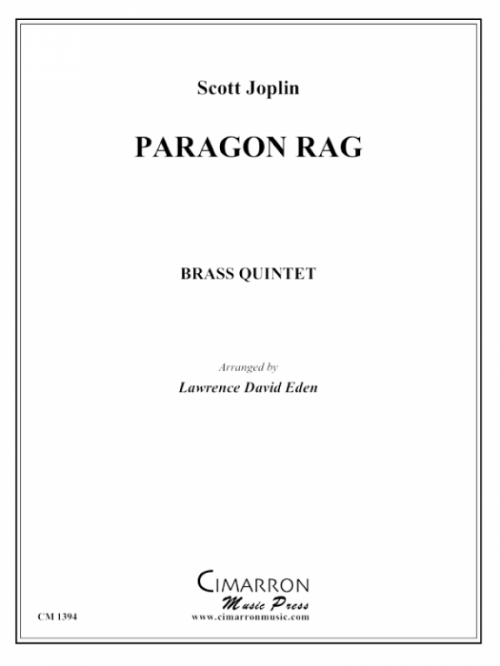 パラゴン ラグ 金管五重奏 Paragon Rag 吹奏楽の楽譜販売はミュージックエイト