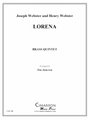 ロレーナ (金管五重奏)【Lorena】