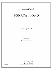 ソナタ第1番・Op.3 (金管五重奏)【Sonata I, Op. 3】