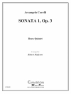 ソナタ第1番・Op.3 (金管五重奏)【Sonata I, Op. 3】