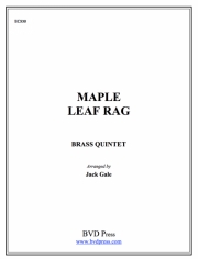 メープル・リーフ・ラグ (金管五重奏)【Maple Leaf Rag】