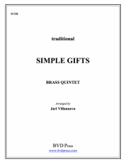 シンプル・ギフト (金管五重奏)【Simple Gifts】