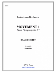 交響曲第5番・第1楽章 (金管五重奏)【Movement 1 from Symphony No. 5】