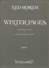 ウィンター・ページ（スコアのみ）　（木管二重奏+弦楽二重奏+ピアノ)【Winter Pages】