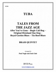 テイルズ・フロム・ザ・ジャズ・エイジ(テューバ) (金管五重奏)【Tales from the Jazz Age (Tuba)】