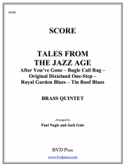 テイルズ・フロム・ザ・ジャズ・エイジ(スコア) (金管五重奏)【Tales from the Jazz Age (Score)】