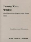 トリオ　(木管三重奏)【Trio (1992)】