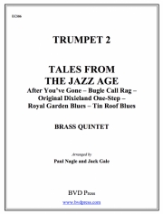 テイルズ・フロム・ザ・ジャズ・エイジ(2ndトランペット) (金管五重奏)【Tales from the Jazz Age (Tpt 2)】
