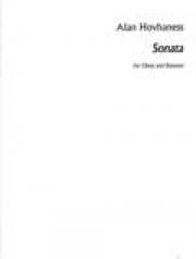 オーボエとバスーンの為のソナタ  (アラン・ホヴァネス)　(木管二重奏)【Sonata for Oboe and Bassoon】