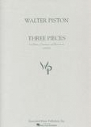 3つの小品（パート譜のみ）　(木管三重奏)【Three Pieces for Flute, Clarinet and Bassoon】